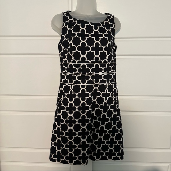 60s style geometric print shift dress - Picture 1 of 4